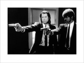 Pulp Fiction (B&W Guns)